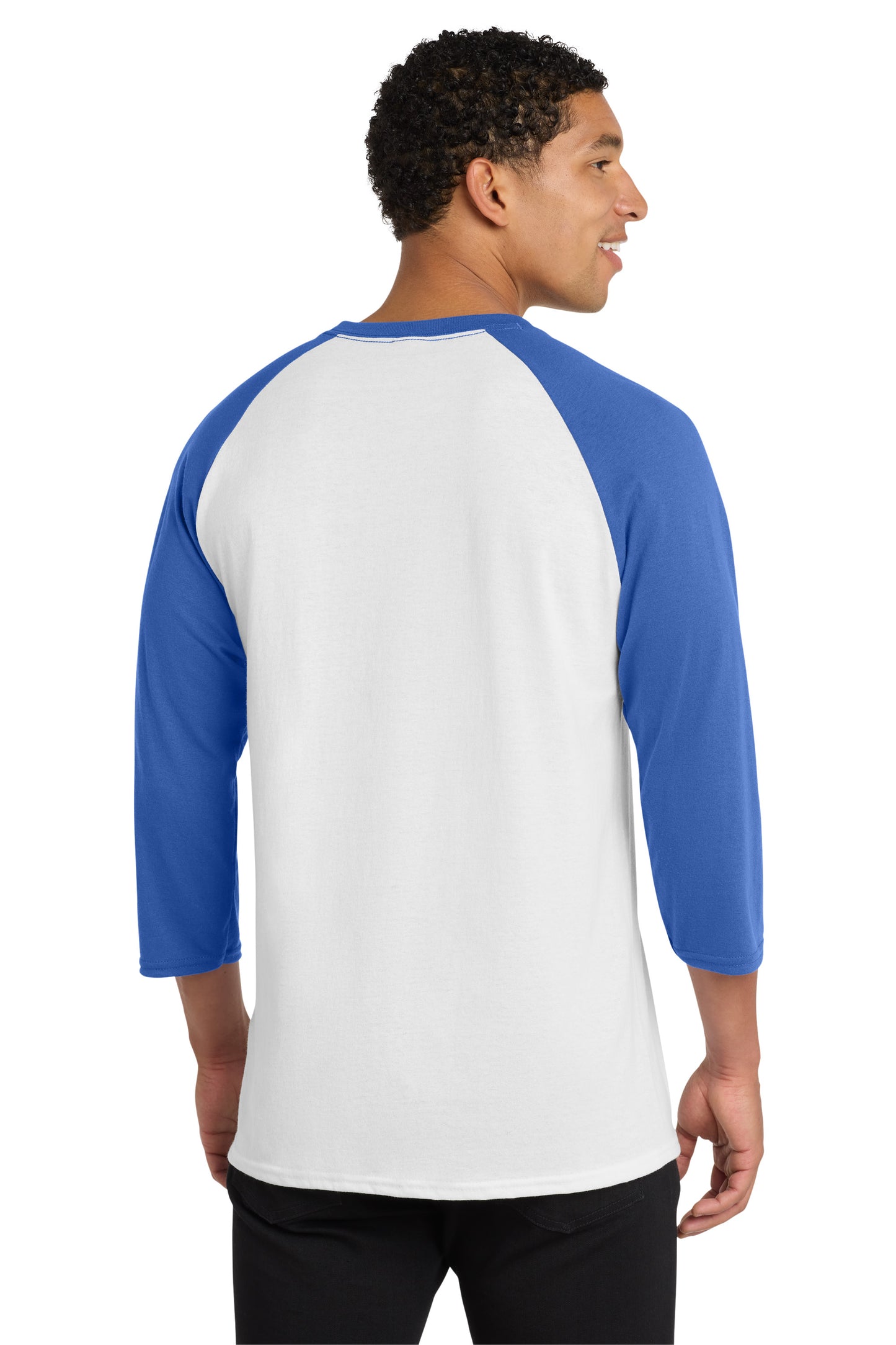 Port & Co™ Core Blend 3/4-Sleeve Raglan Tee