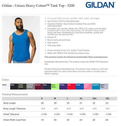 Unisex Heavy Cotton™ Tank Top